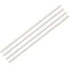 Sugrör Papstar Pure papp, plastfria, vita, 6 mm, 100 st