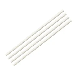 Sugrör Papstar Pure papp, plastfria, vita, 6 mm, 100 st
