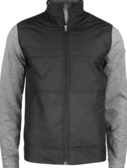 Sweatjacka Cutter & Buck Stealth Herr, svart, dragkedja