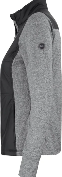Sweatjacka Cutter & Buck Stealth dam, svart, dragkedja