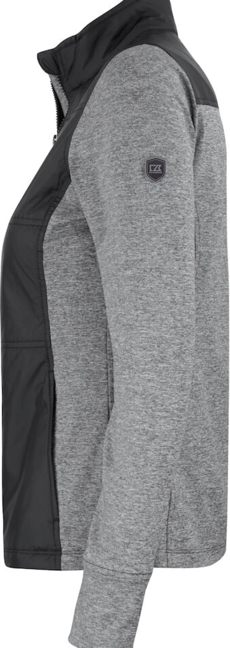 Sweatjacka Cutter & Buck Stealth dam, svart, dragkedja