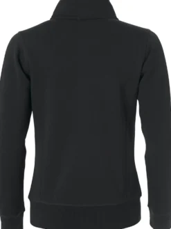 Sweatshirt Clique Cardigan Classic Dam, dragkedja, mobilficka, svart