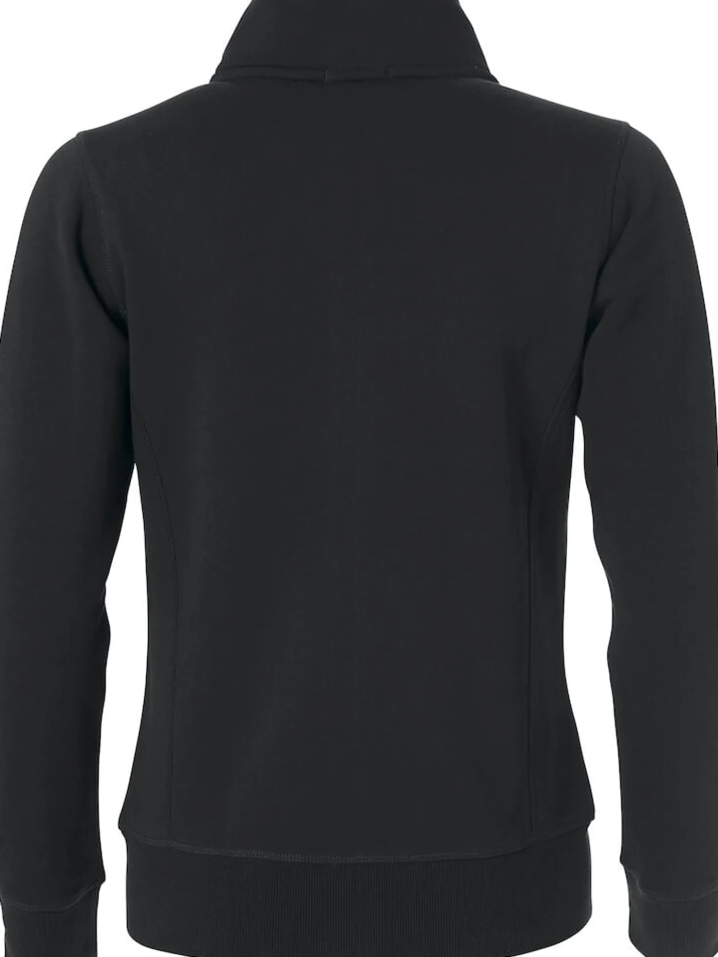 Sweatshirt Clique Cardigan Classic Dam, dragkedja, mobilficka, svart