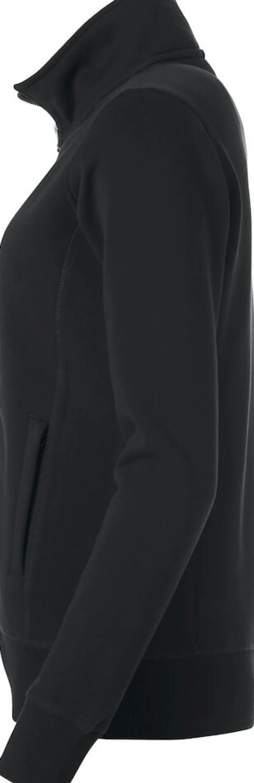 Sweatshirt Clique Cardigan Classic Dam, dragkedja, mobilficka, svart