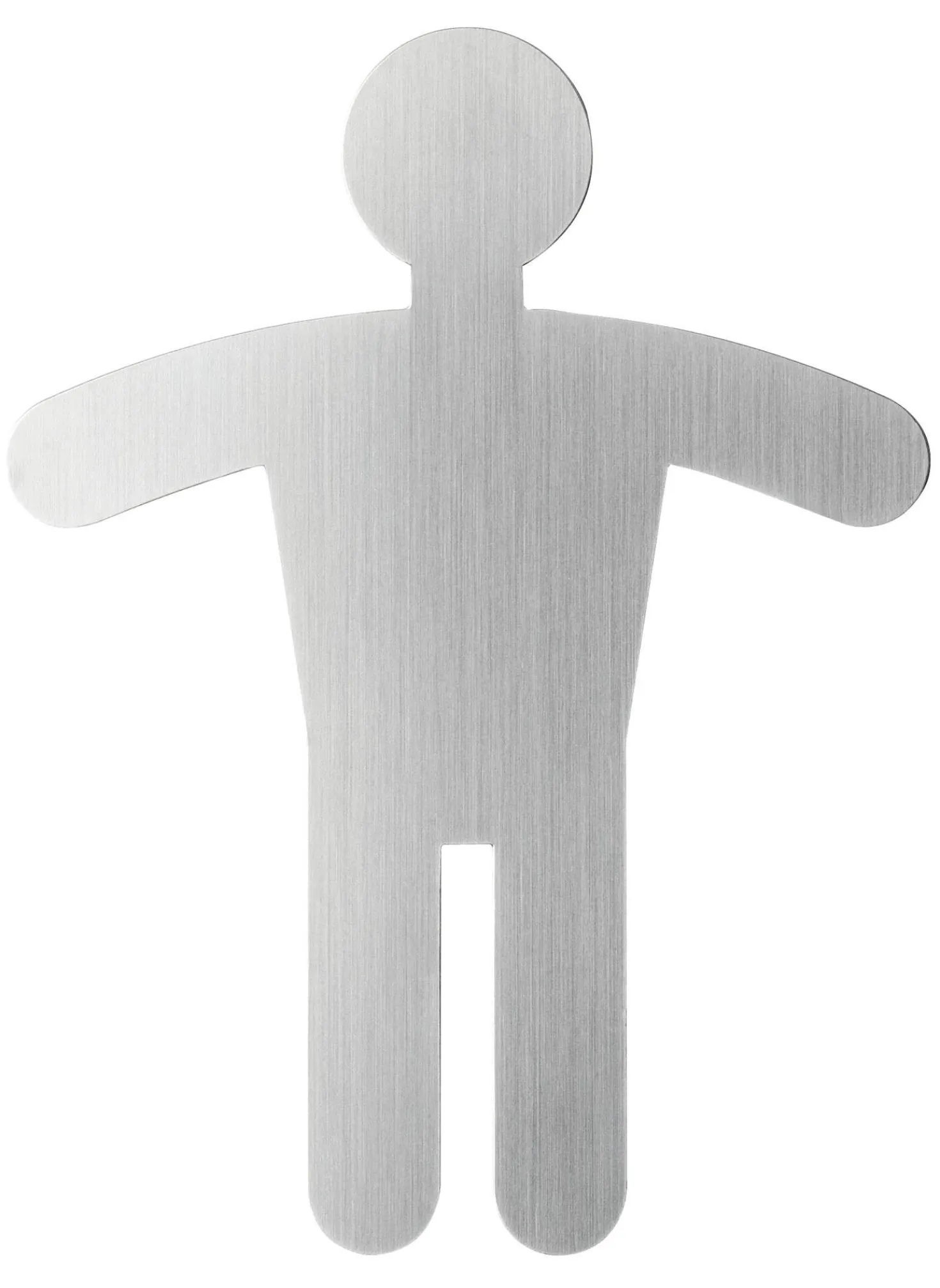 Symbolskylt Durable WC Herr, utstansad