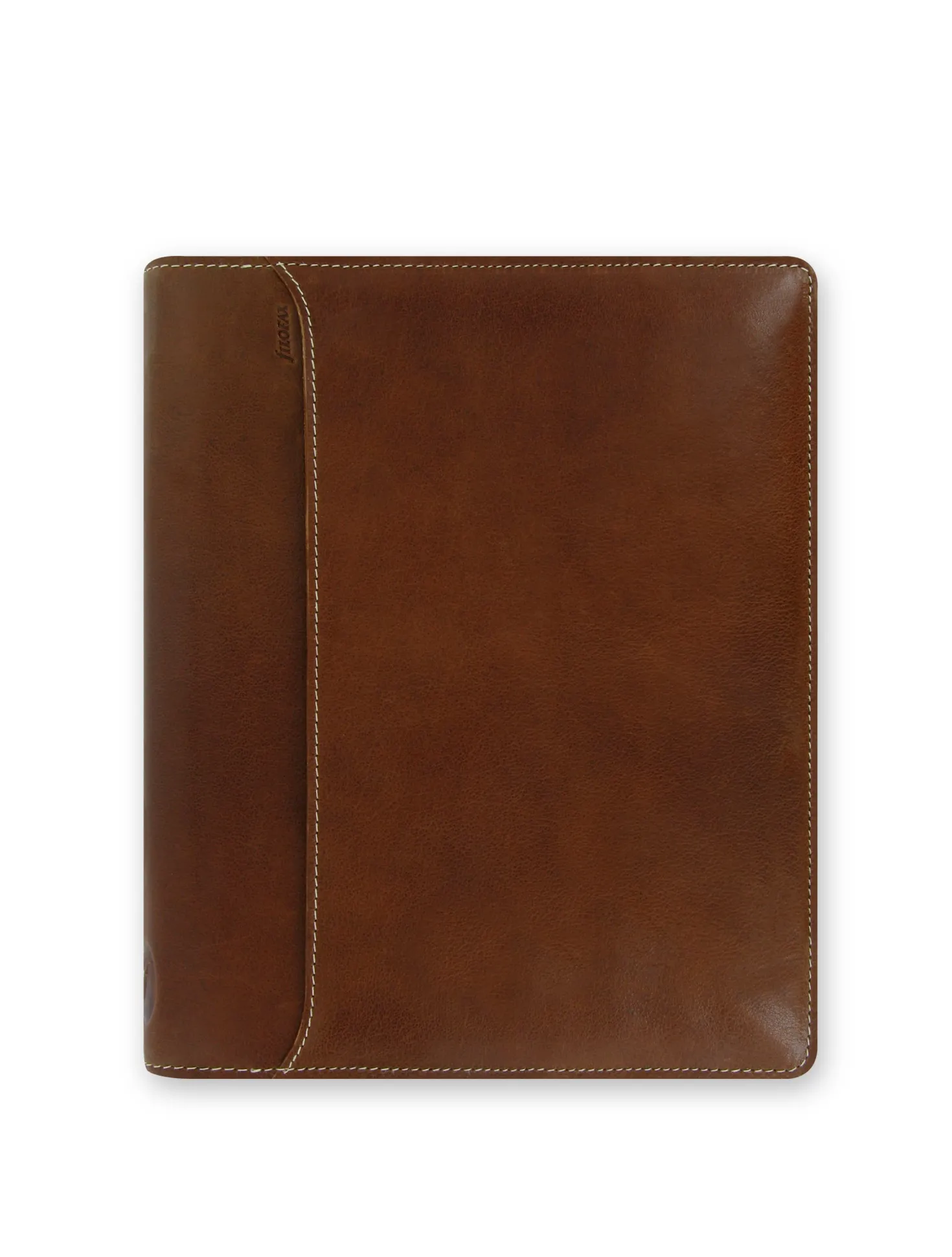 Systemkalender Filofax Lockwood A5 Zip, cognac, dragkedja