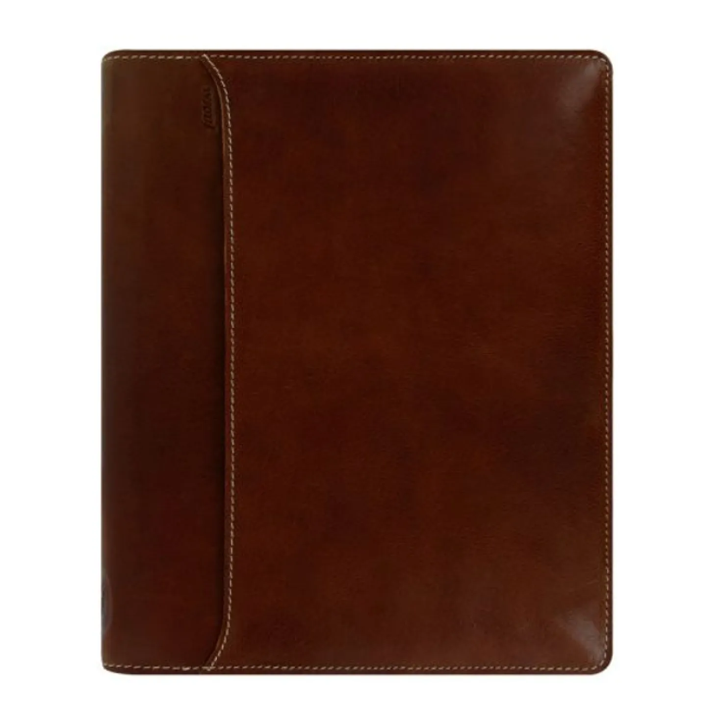 Systemkalender Filofax Lockwood A5 Zip, cognac, dragkedja