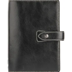 Systemkalender Filofax Malden Personal, svart, premiumläder