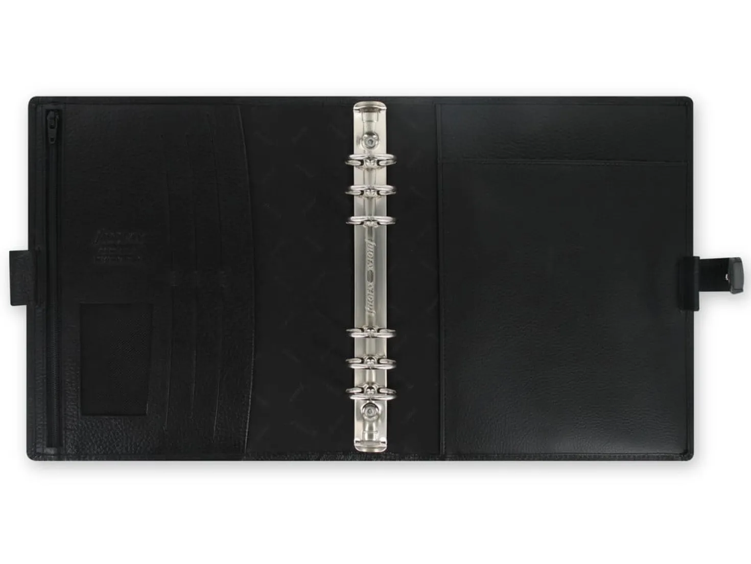 Systemkalenderpärm Filofax Finsbury A5, svart, 30 mm ringar