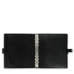 Systemkalenderpärm Filofax Finsbury A5, svart, 30 mm ringar