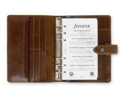 Systemkalenderpärm Filofax Malden Personal, brun, 23 mm ringar