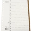Systemregister Timing Plus A4+ 1-20, plastförstärkta flikar, 10 set