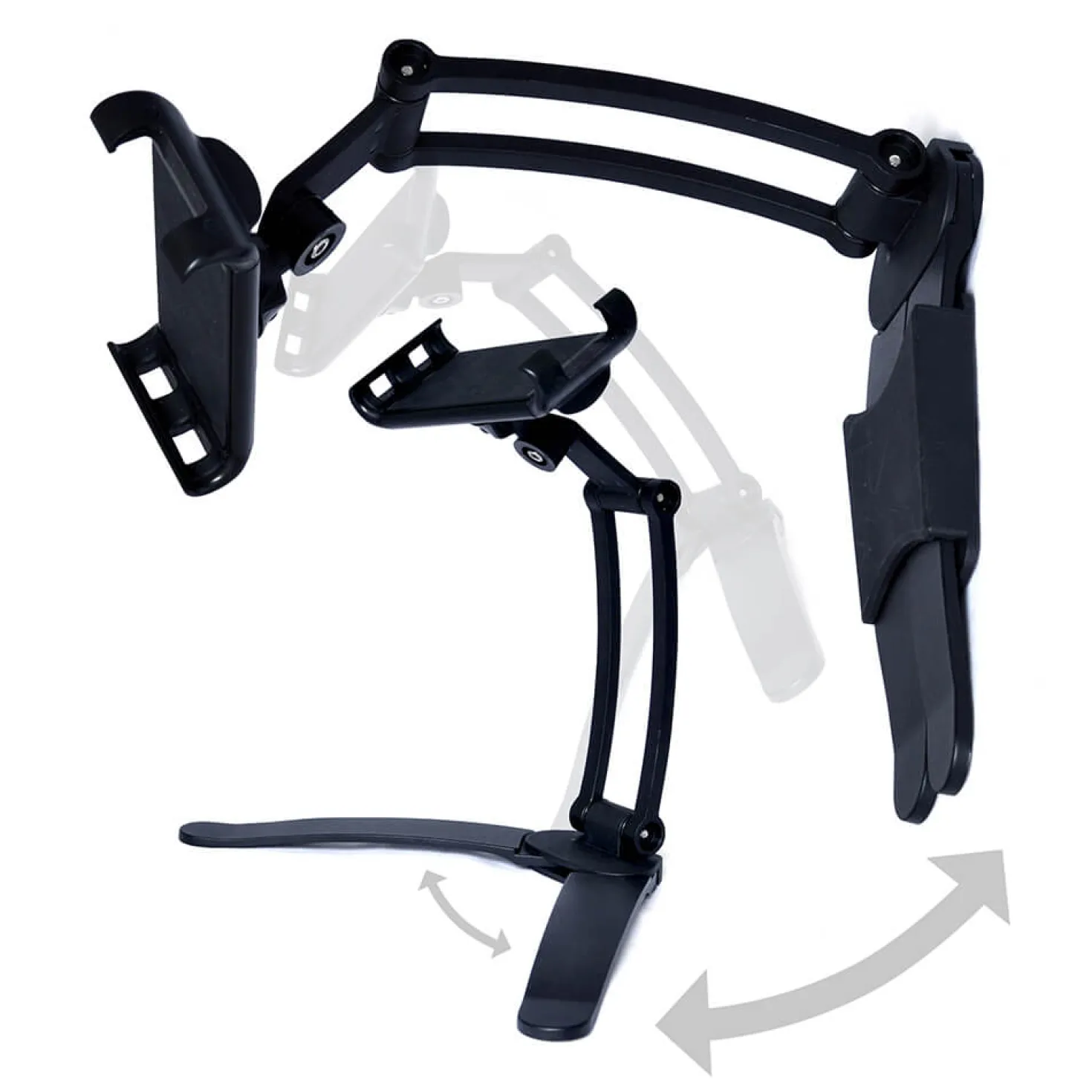 Tabletställ Desire2 2in1 Lång Arm, upp till 11", svart
