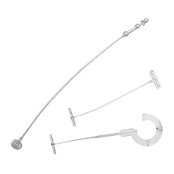 Tag Pin Fin plastnålar för märkpistol, 15 mm, vit, 5000 st