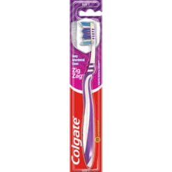 Tandborste Colgate Zig Zag Soft, vinklade borst, antibakteriell