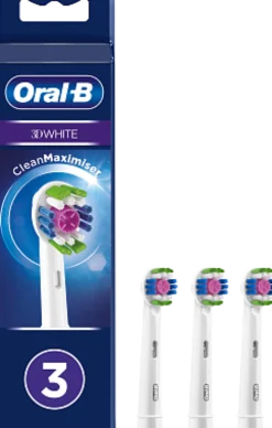 Tandborsthuvud Oral-B 3D White, 3 st