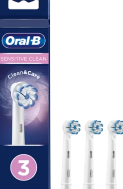 Tandborsthuvud Oral-B Sensitive Clean & Care, extra mjuka, 3 st