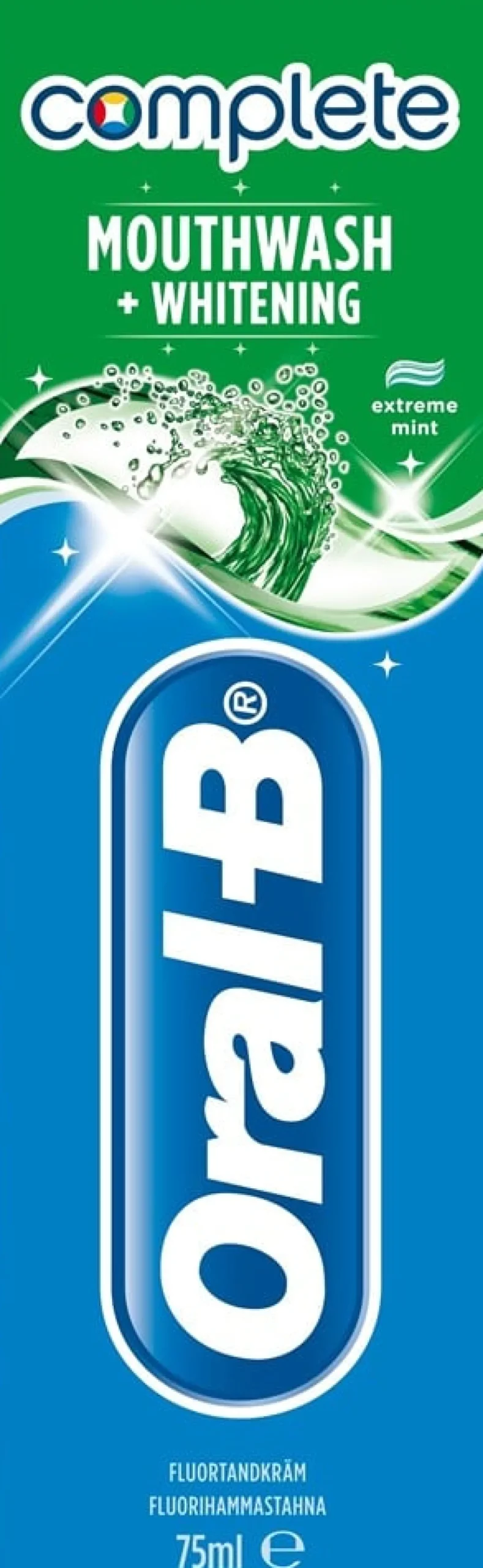 Tandkräm Oral-B Complete Plus Protect & Clean, Fresh Mint, 75 ml