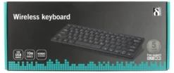 Tangentbord Deltaco Mini Trådlöst, dämpade tangenter, USB-mottagare
