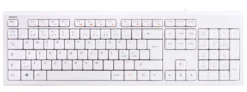 Tangentbord Deltaco TB-628 Nordisk, USB, vit, 13 medieknappar