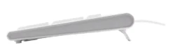 Tangentbord Deltaco TB-628 Nordisk, USB, vit, 13 medieknappar