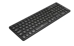 Tangentbord Deltaco TB-902 Trådlöst Lågprofil, Bluetooth, nordisk, svart