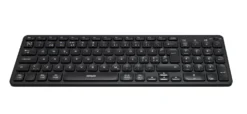 Tangentbord Deltaco TB-902 Trådlöst Lågprofil, Bluetooth, nordisk, svart