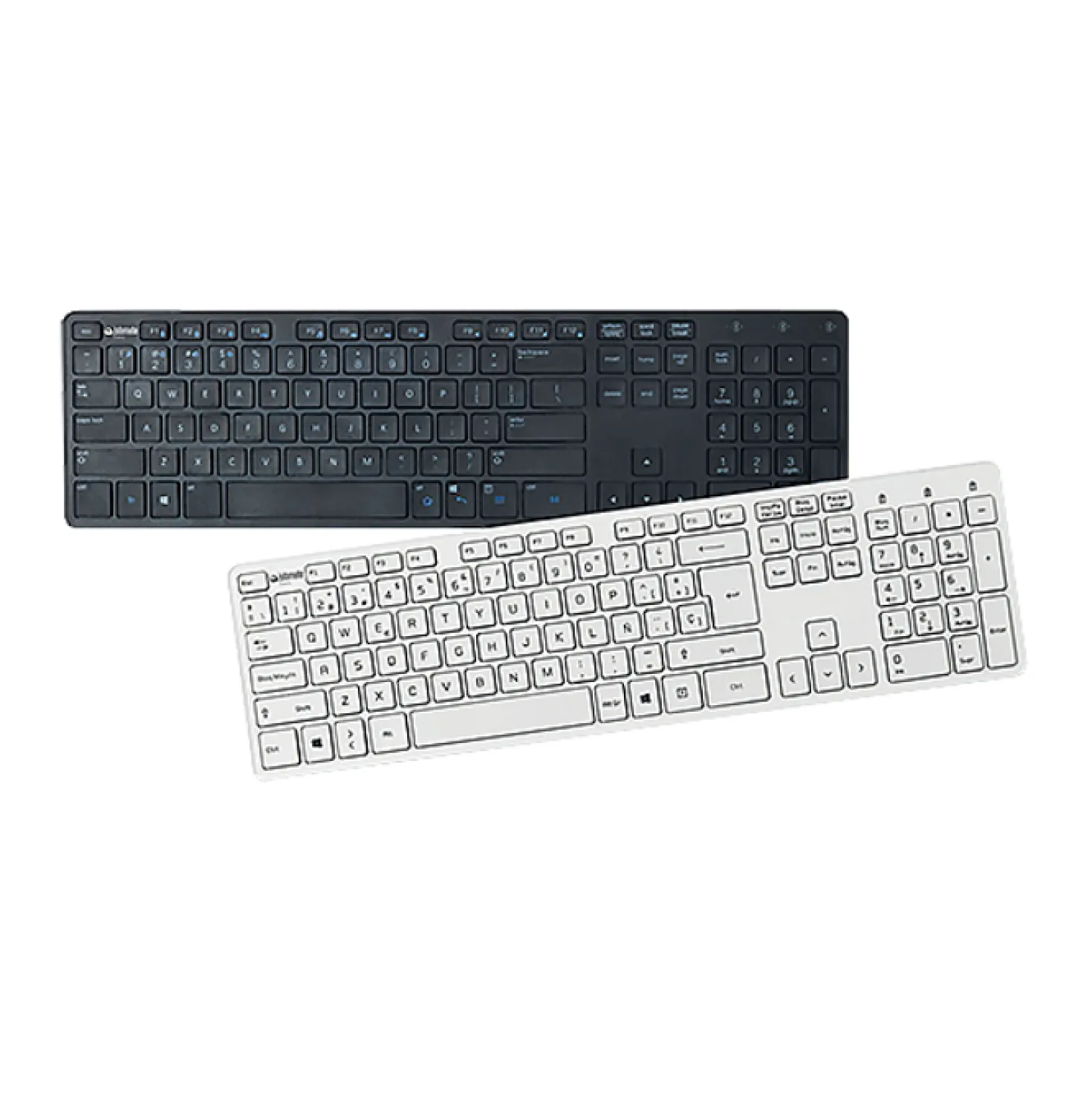 Tangentbord Jobmate Slim, nordisk layout, USB, svart