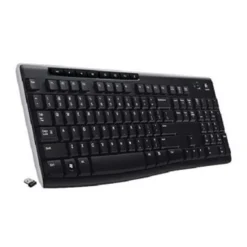 Tangentbord Logitech K270 Trådlöst, nordisk layout, svart