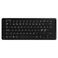 Tangentbord Mousetrapper Mini trådlöst, Bluetooth, svart