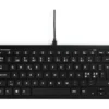 Tangentbord Mousetrapper Mini, ergonomiskt, USB-C, svart