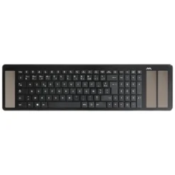 Tangentbord Mousetrapper Trådlöst, Bluetooth 5.0, solcellsladdning, svart
