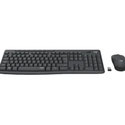 Tangentbord och mus Logitech MK295 Silent Wireless, trådlöst, svart