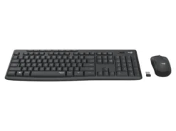 Tangentbord och mus Logitech MK295 Silent Wireless, trådlöst, svart