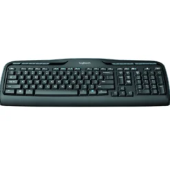 Tangentbord och mus Logitech MK330 trådlös, nordisk, svart