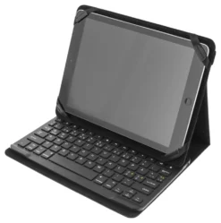 Tangentbordsfodral Deltaco Bluetooth för 10" surfplattor, nordisk, svart