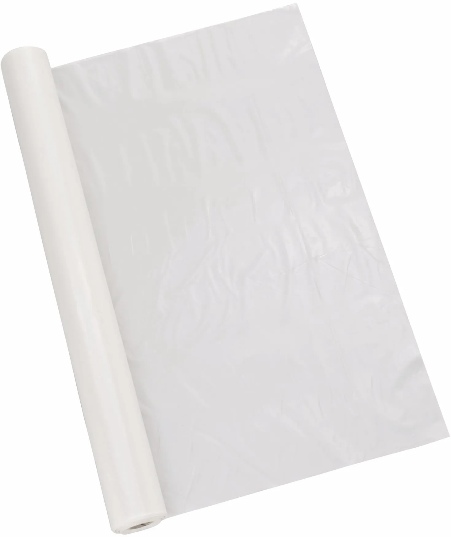 Täckfolie Återvunnen Polyeten Transparent, 2000x0,10mm, 50m rulle
