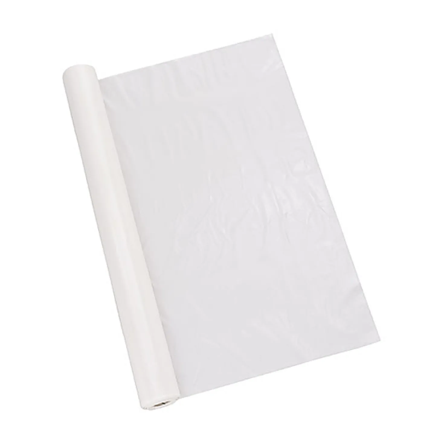 Täckfolie Återvunnen Polyeten Transparent, 2000x0,10mm, 50m rulle