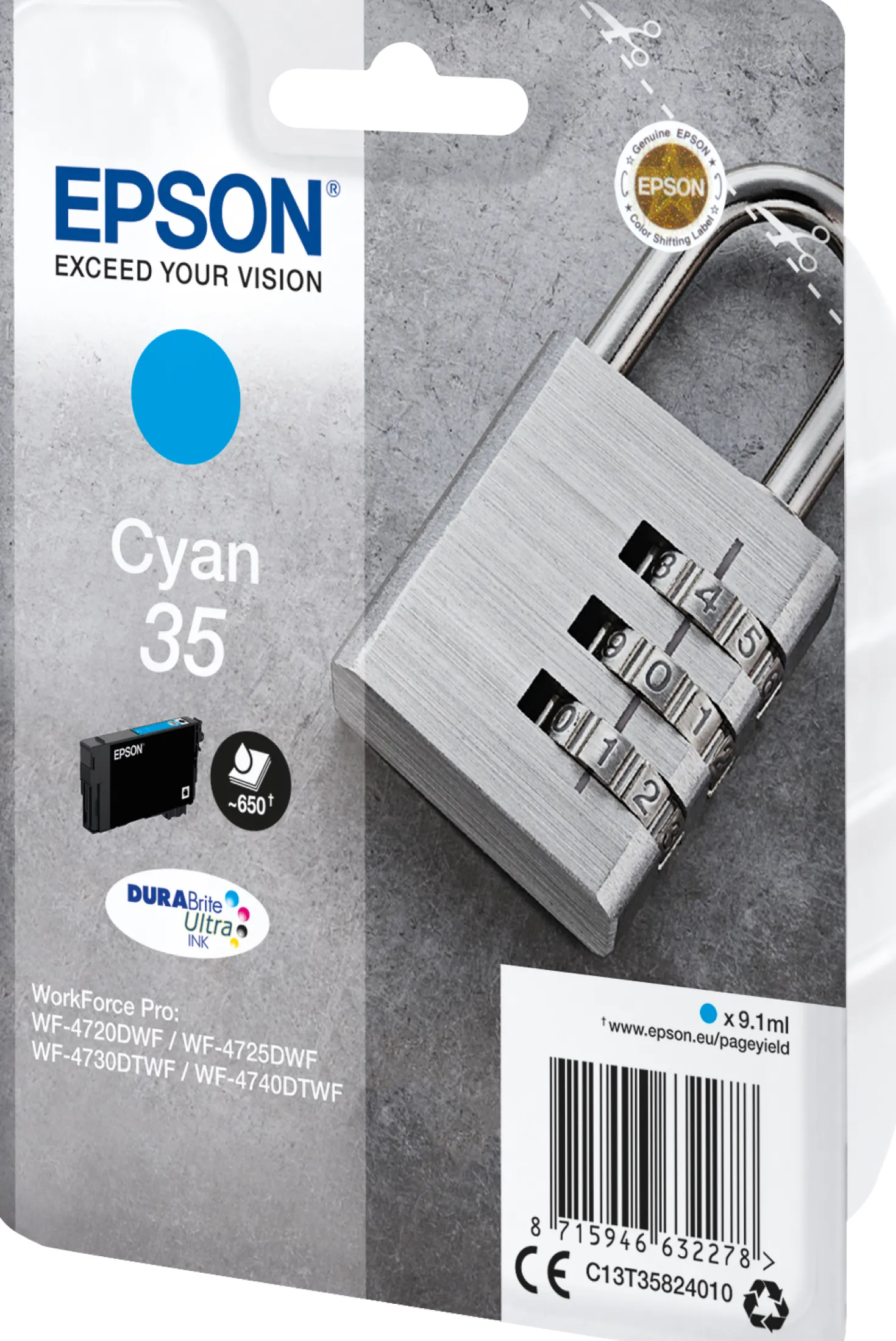 T3582 Cyan ink