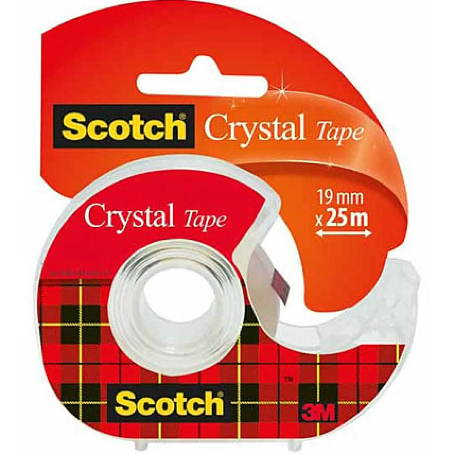 Tejphållare Scotch Crystal, kristallklar, 12mm x 10m