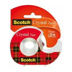 Tejphållare Scotch Crystal, kristallklar, 12mm x 10m