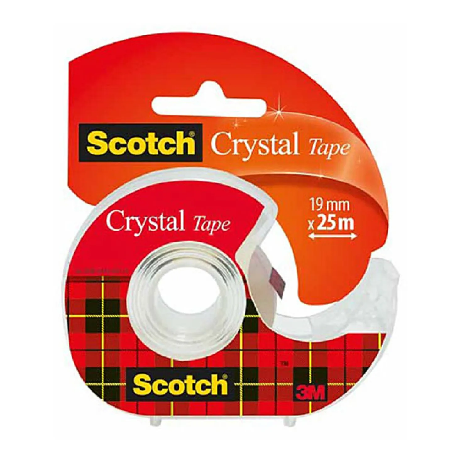 Tejphållare Scotch Crystal, kristallklar, 12mm x 10m