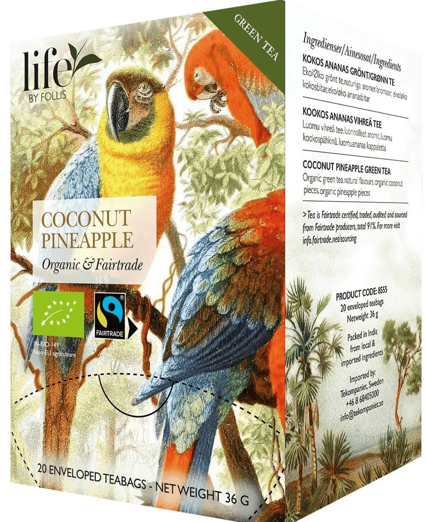 Te LIFE BY FOLLIS Kokos ananas 20/fp