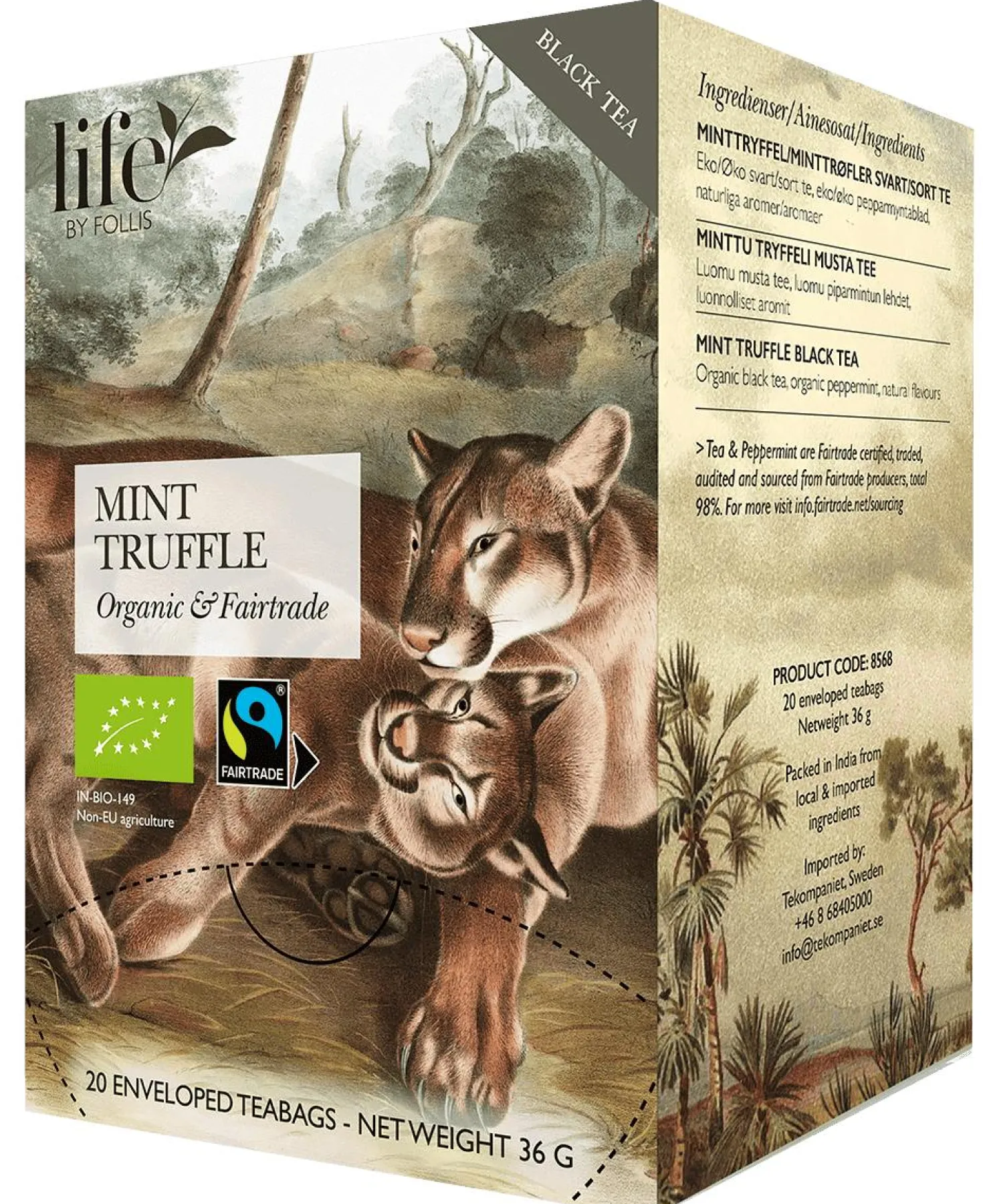 Te LIFE BY FOLLIS Mint tryffel 20/fp