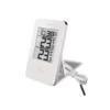 Termometer Non-branded Digital Inne Ute med klocka, vit, min/max