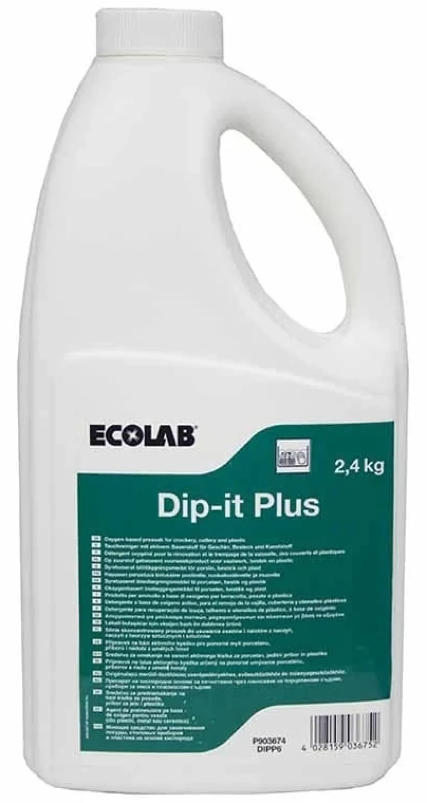 Textilblekningsmedel Ecolab Dip-It Plus, 6x2,4 kg