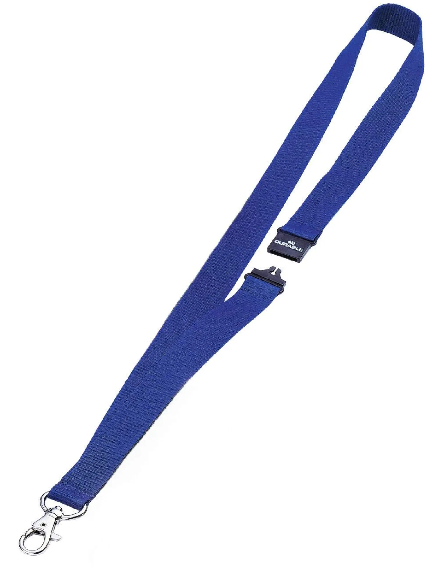 Textilhalsband Durable med karbinhake och säkerhetslås, 20 mm