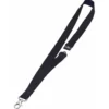 Textilhalsband Durable med säkerhetslås, svart, 10 st/fp