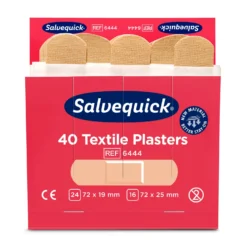 Textilplåster Refill Salvequick 6444, 6 kassetter, 240 st