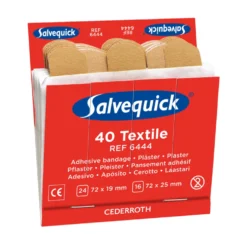 Textilplåster Refill Salvequick 6444, 6 kassetter, 240 st